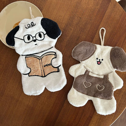 Cute Puppy Towel - Together