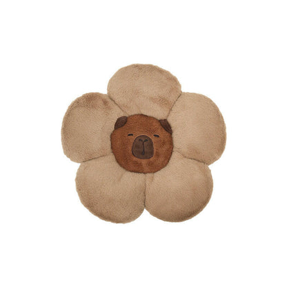 Capybara Flower Shaped Cushion - 5