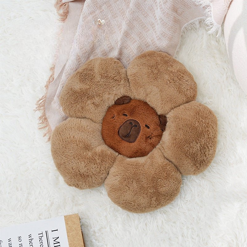 Capybara Flower Shaped Cushion - 2