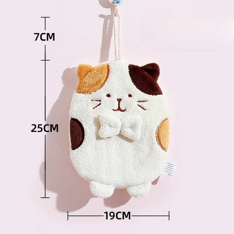 Cute Kitten Hand Towel - Dimensions