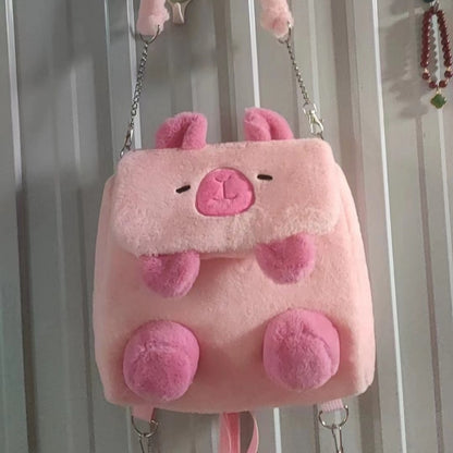 Capybara Backpack - Pink