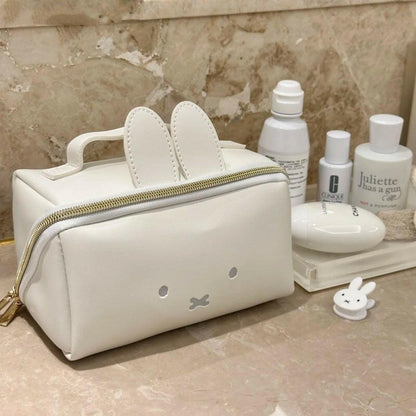 Cute White Bunny Cosmetic Bag - Bathroom