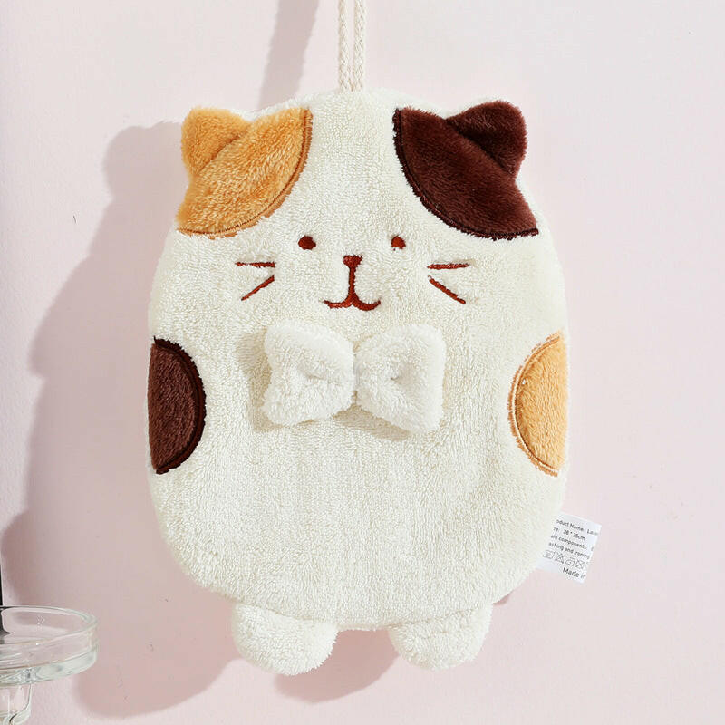 Cute Kitten Hand Towel - Calico