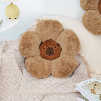 Capybara Flower Shaped Cushion - 3