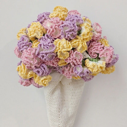 Hand-Crocheted Flower Bouquet - Carnation